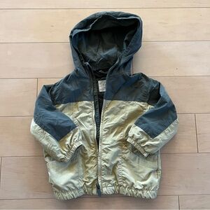 Zara two toned windbreaker jacket